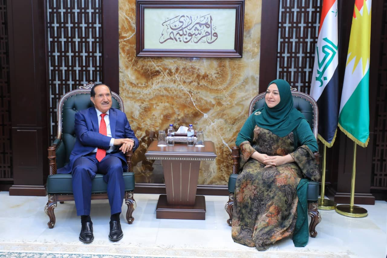 Speaker Rewas Faiq welcomes Dr. Jaffar Ibrahim Eminki | Kurdistan ...